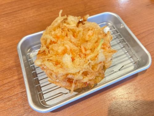 桜海老と新玉ねぎのかき揚げ