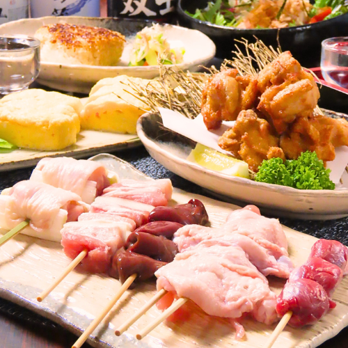 種類豊富な焼き鳥と一品料理が楽しめる旭川の居酒屋！飲み放題付きコースも◎