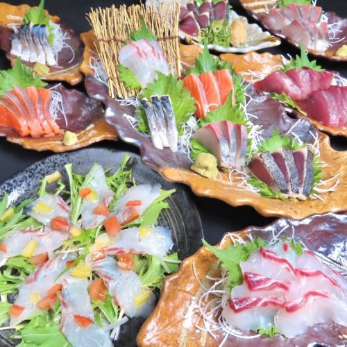 [All you can eat sashimi!] Freshly caught fish sashimi♪