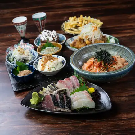 【Our Top Recommendation★】9-course meal with 3 hours of all-you-can-drink ◆The 'Master Course' featuring carefully selected fresh fish and domestic free-range chicken: 4,000 yen