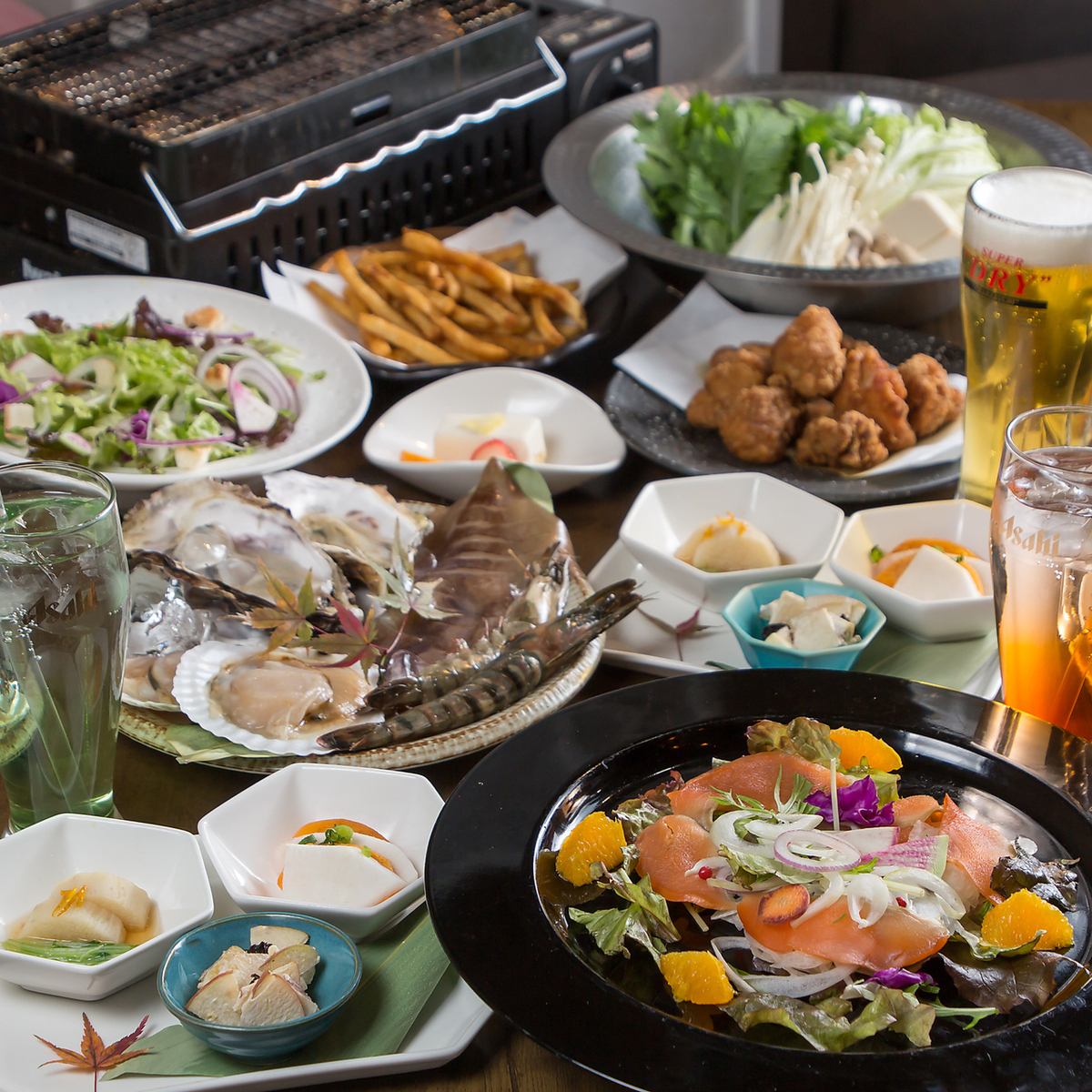 気分はグランピング♪おしゃれ空間で至福の食事体験を♪デートや女子会、誕生日に◎