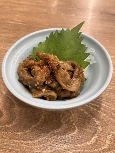 鶏皮せせりの旨味和え