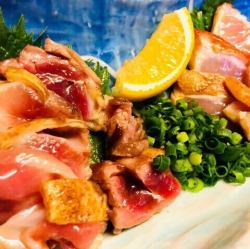 壱岐の地鶏の…ももタタキ