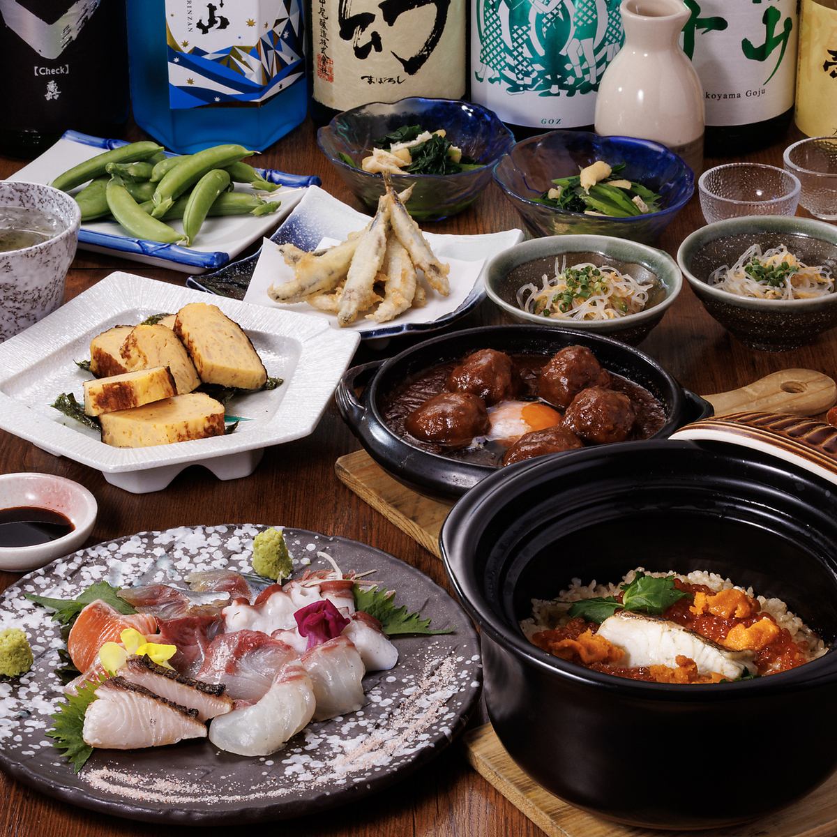 【キャナル近く】九州産旬菜・旬魚と炊きたて土鍋飯に舌鼓♪宴会も最大24名様まで◎