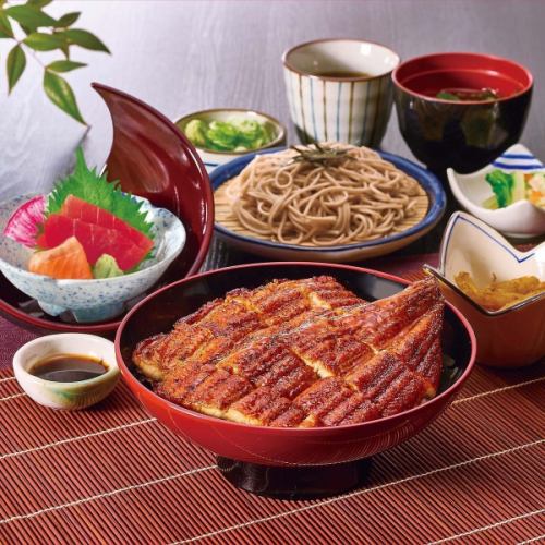 うなぎ丼御膳上(一尾)