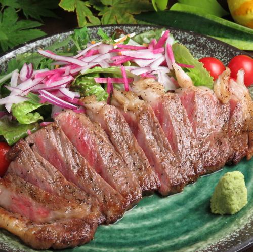 Authentic Japanese beef steak ♪