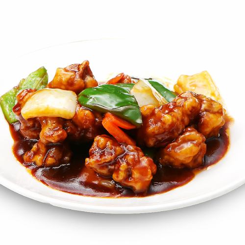 牛バラ肉の醤油煮/黒酢スブタ