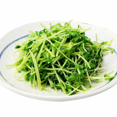 豚肉とナスの辛子炒め/トウミョウのさっぱり炒め