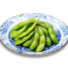 ネギチャーシューの辛子和え/枝豆