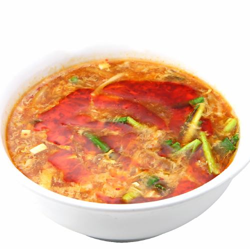 キノコ豆腐スープ/サンラータン