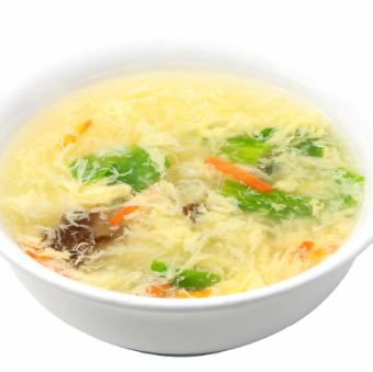 玉子スープ/キノコスープ