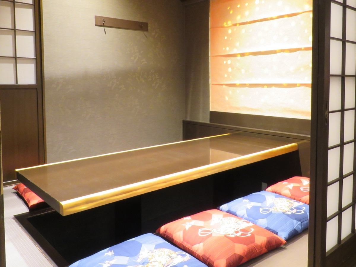 There are private rooms for up to 12 people.Have a safe and secure banquet with Tsuzumi!