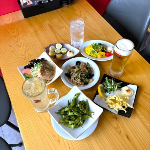 衝撃の安さ！生ビール、ハイボール、中華など【サンキューメニュー】390円（税込429円）