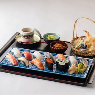 【平日】うめきた御膳 鮨10貫(大浴場など施設利用付き)
