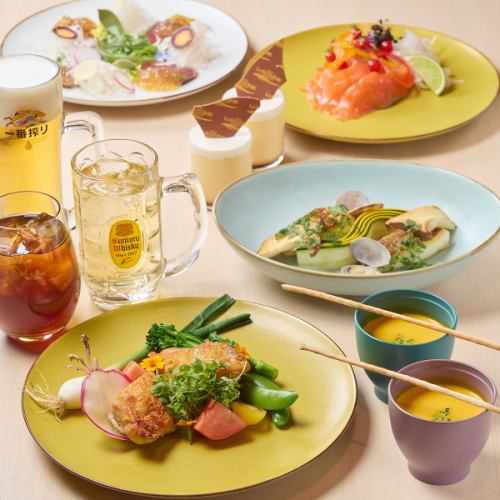 豊富な料理の数々