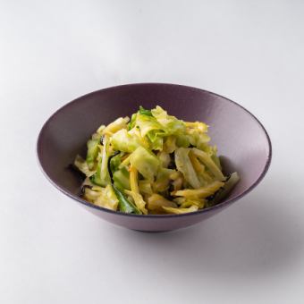 キャベツと昆布の浅漬け