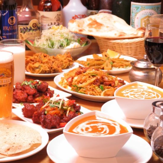 ★ 1 min walk from Ningyocho Station ★ It is a shop where you can enjoy authentic Indian cuisine at reasonable rates ♪