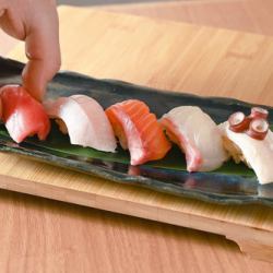 本日の握り寿し五貫