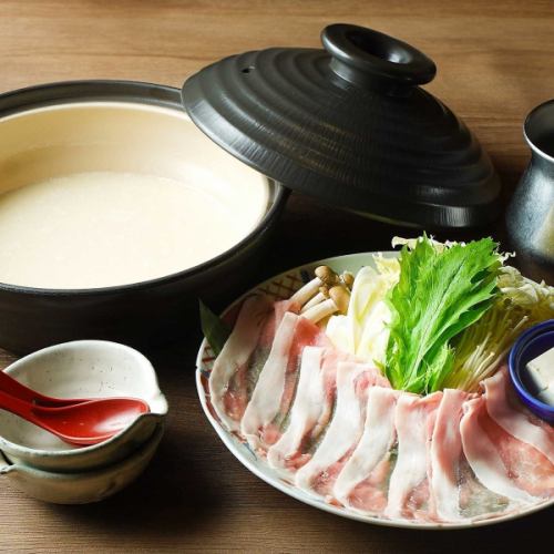 京都日吉豚の豆乳鍋