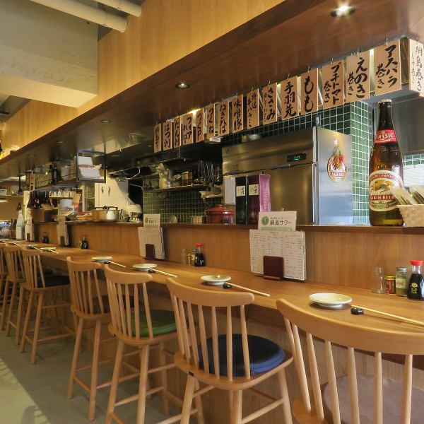 «Counter seat × 11 seats» The calm atmosphere inside the shop is going to want to come again and again ♪ It is nice not to stick to the scene alone even with a flat or friends ☆ Delicious dishes for delicious sake Moments of bliss in ♪