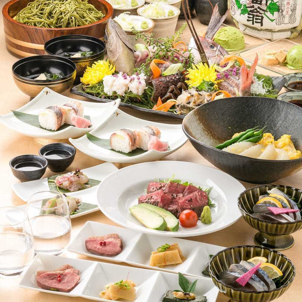 季節ごとに旬の素材を使って工夫を凝らしたコースを各種ご用意♪