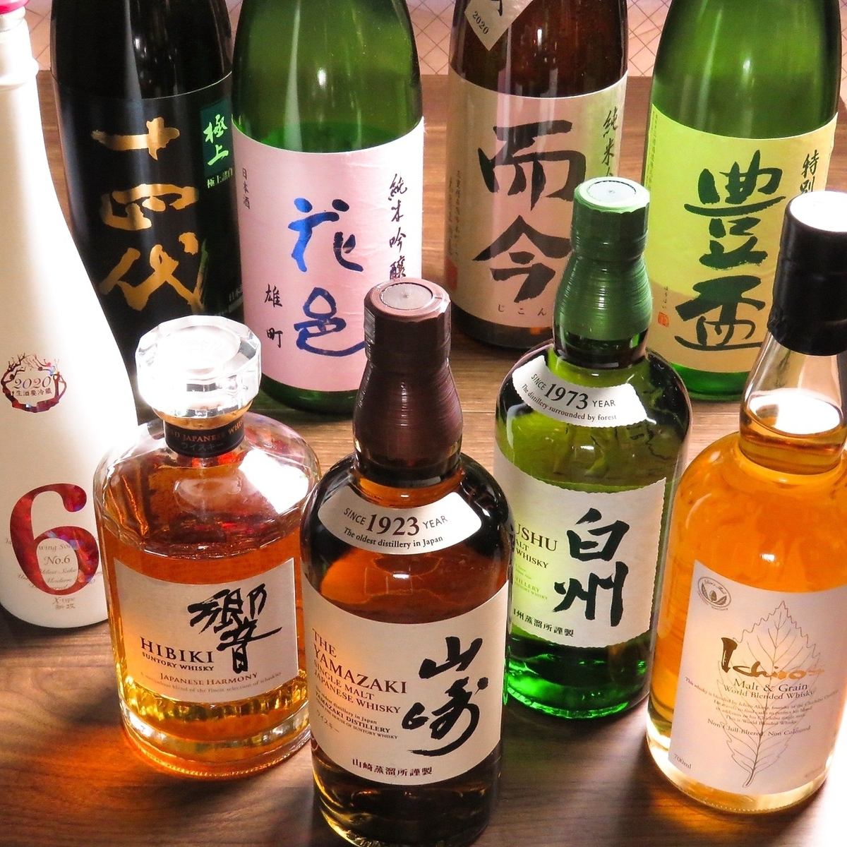 We have local sake from each region!
