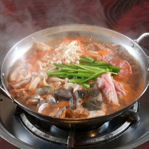 따뜻한 냄비 메뉴
