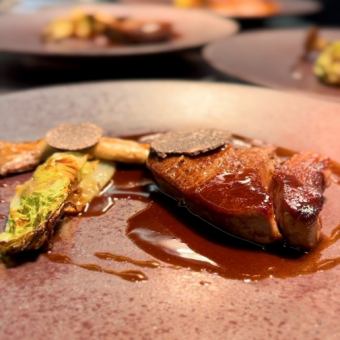 【プレミアムコース】黒毛和牛【和王】フィレ肉がメインの高級食材を取り入れた全11品<15,500円>