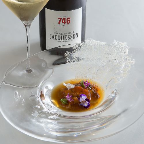 【ペアリングコース】シェフが選んだ料理に合うアルコールを楽しむ＜税込19,700円＞