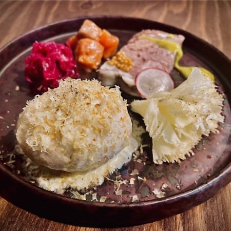 18:00までの入店でおトクな昼呑みセット(2杯とちょこっと前菜盛り)1580円