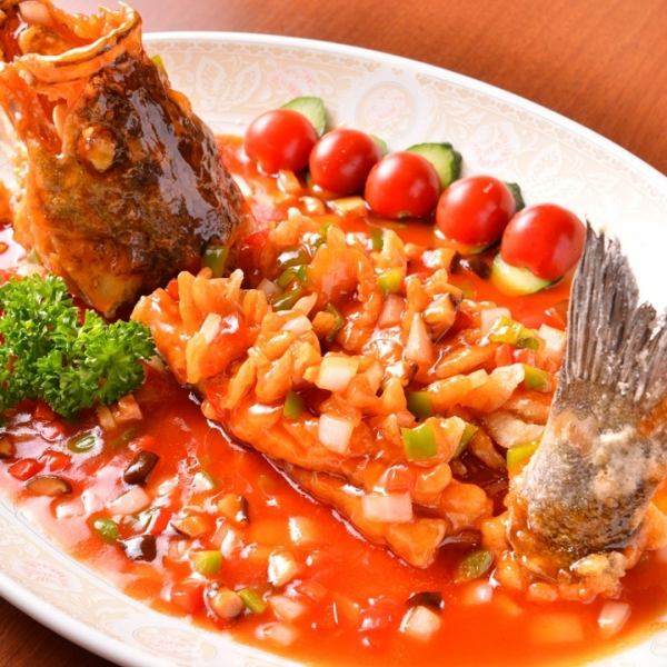 ■豪華！ご宴会に■揚げイシモチの甘酢かけ