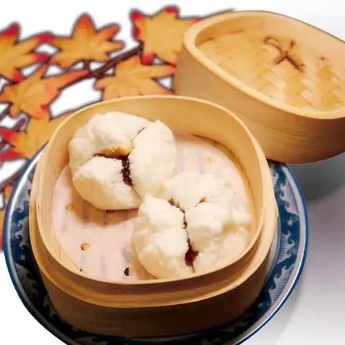チャーシュー蒸し饅頭