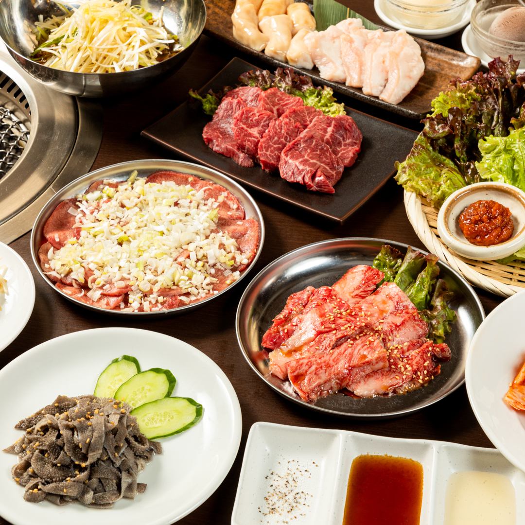 Directly delivered from the Tokyo Meat Market on the same day! Enjoy fresh meat yakiniku!