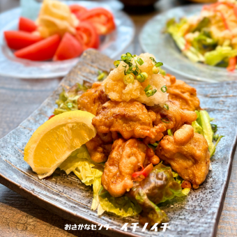 まぐろ頬肉からあげ-ぶっかけおろしポン酢-