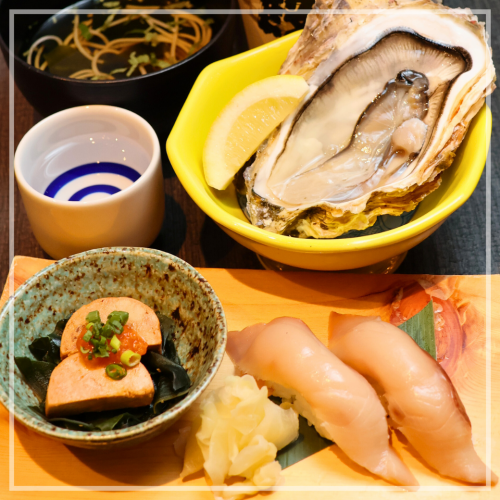 【限時特惠】季節限定輕飲套餐! 1800日圓(含稅)內含1杯自選飲品及3道菜 *含開胃小菜