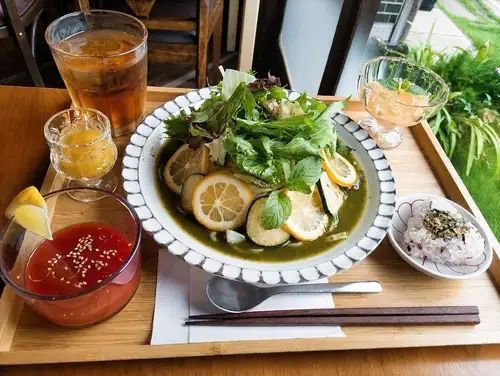 小松菜の翡翠うどん！