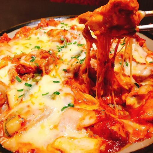 [Course for 2★] The main dish is cheese dakgalbi! Korean cuisine full course ≪6 dishes in total≫ 2,980 yen