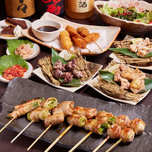 [Charcoal grilled] Delicious only when carefully prepared ★ Various types of carefully selected charcoal grilled yakitori