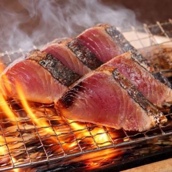 【飲み放題付き】藁焼きと当店自慢の炭焼きオリジナルコース◎5,500円→4,800円(税込)