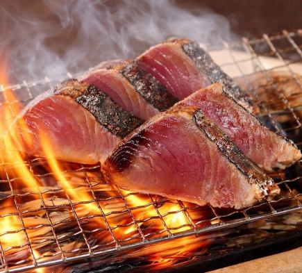 【飲み放題付き】藁焼きと当店自慢の炭焼きオリジナルコース◎5,500円→4,800円（税込）