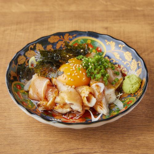 鶏ユッケ