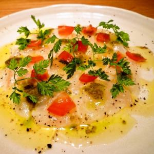 比目鱼生牛肉片