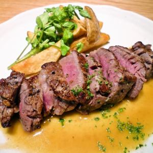 国产牛里脊配芥末酱