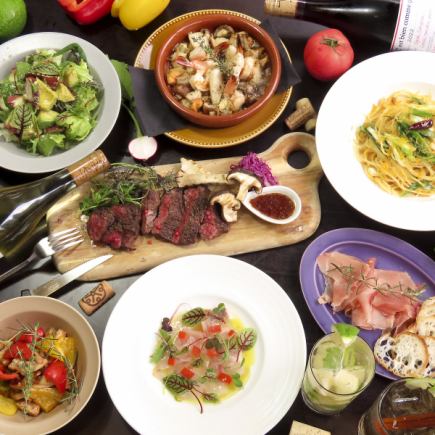 《新年会におすすめ》ウニ・ずわい蟹・国産牛フィレ肉含む！120分飲み放題付き贅沢コース