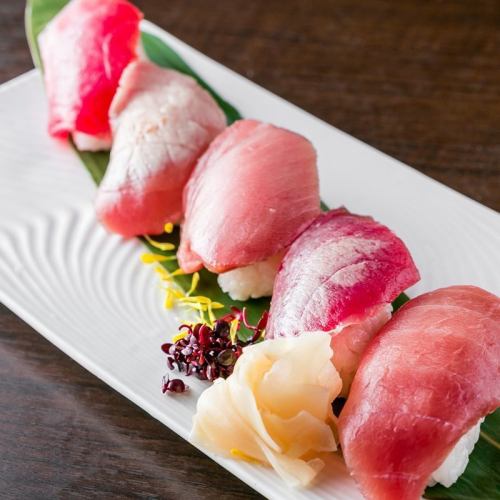Honmaguro's 5 nigiri sushi