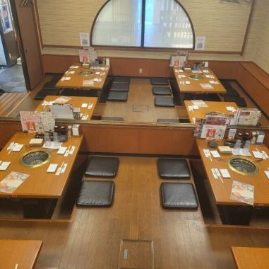 学生様の宴会や、スポーツ少年団様の集い、企業様の歓送迎会や、忘年会、新年会に最適！！最大40名様が入れる大広間（お座敷）がございます。ご予約はお早めに！！もちろん少人数のお客様もご利用いただけます。