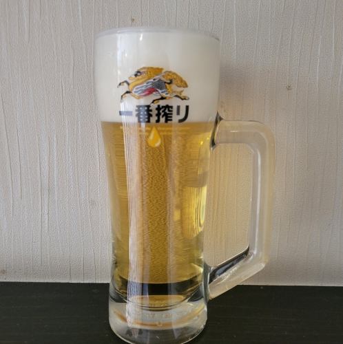 生ビール中