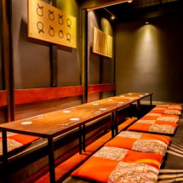 The sunken kotatsu seats can accommodate up to 12 people.Perfect for small parties and launches!