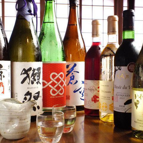 常時14種の日本酒◎