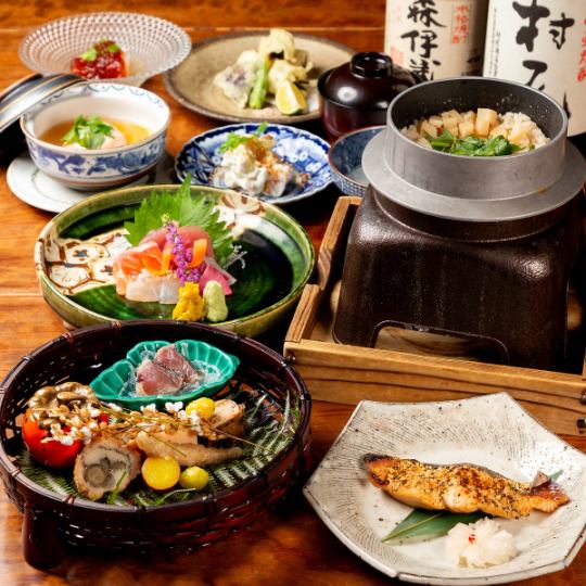 [Food only] Yayoi's Chef's Choice Course (8 dishes in total) using plenty of spring ingredients such as clams and firefly squid, 8,800 yen